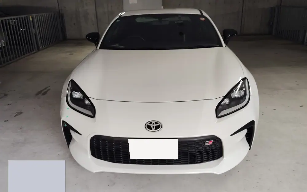 86の実車。お預かりした車