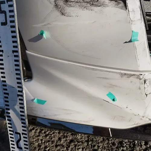アルファード モデリスタ フロントバンパー破断の板金塗装・3コートパール塗装事例