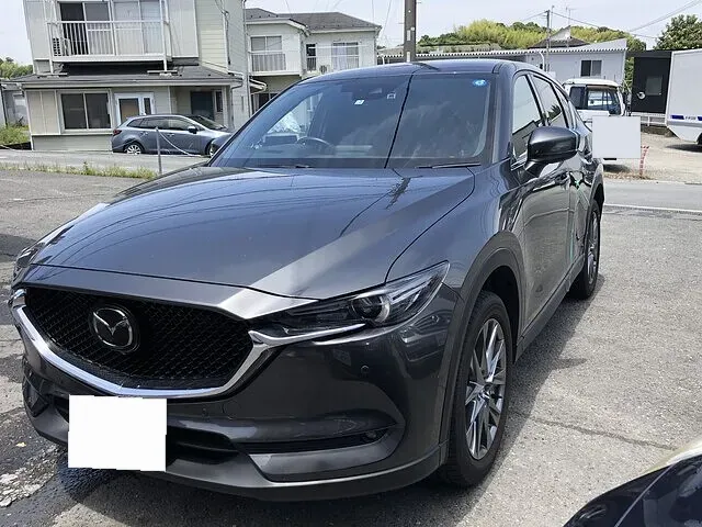 CX-5 左リヤ複合損傷の事故修理