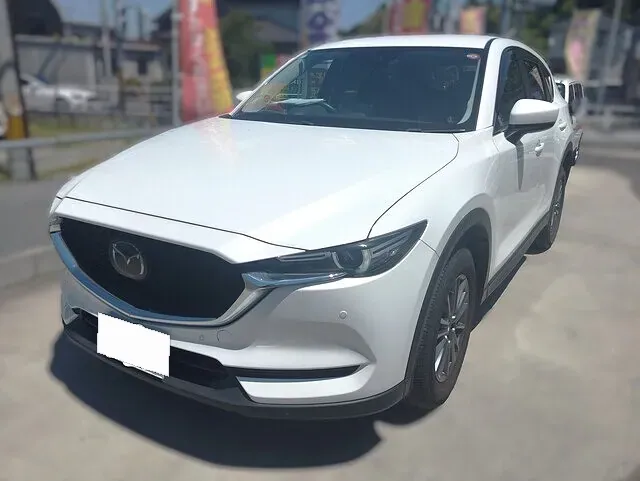 マツダ CX-5 リアクォーター・リヤバンパーを板金で修復した事例